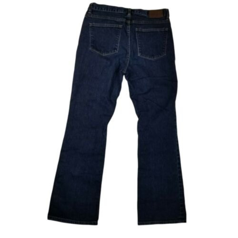 Polo Ralph Lauren Womens Sz 10 Boot Cut Jeans Blue Mid Rise Dark Wash W32 L29.5 - Picture 12 of 12